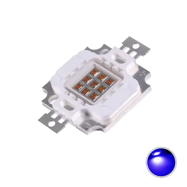 10 Watt LED de Putere 445-455nm Albastru Regal 10 Watt LED de Putere 445-455nm Albastru Regal