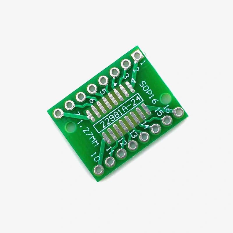 SOP-16 to DIP-16 SMD to DIP Adapter Board SOP-16 to DIP-16 SMD to DIP Adapter Board