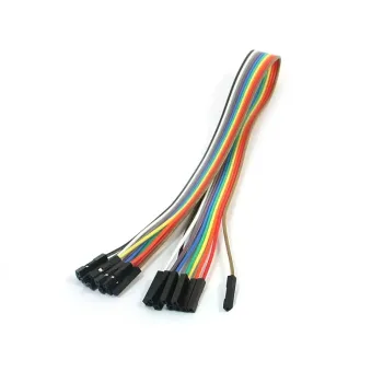 10 Pini Cablu Fire De Legătură Femelă-La-Femelă 30CM