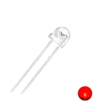 5 mm LED Roșu Ultra Luminos 2000-3000mcd 5 mm LED Roșu Ultra Luminos 2000-3000mcd