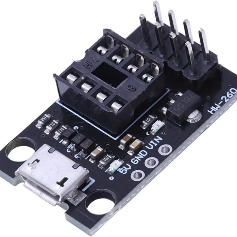 ATtiny13A-ATtiny25-ATtiny45-ATtiny85 USB Development and Programming Board ATtiny13A-ATtiny25-ATtiny45-ATtiny85 USB Development and Programming Board