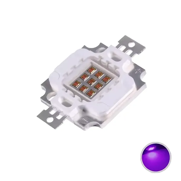 10 Watt LED de Putere 395-400nm - Ultraviolet Violet 10 Watt LED de Putere 395-400nm - Ultraviolet Violet
