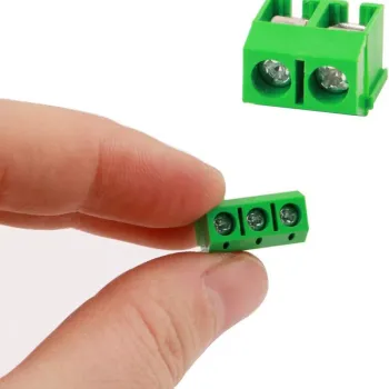 Bloc Terminal PCB cu 3 Pini de 5,08 mm (înălțime 10 mm) - Verde Bloc Terminal PCB cu 3 Pini de 5,08 mm (înălțime 10 mm) - Verde