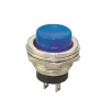 Push Button 16mm, Momentary On/Off, 2 Amp, PBS-26B - Blue Push Button 16mm, Momentary On/Off, 2 Amp, PBS-26B - Blue