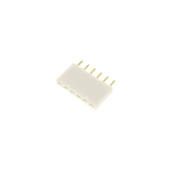 1x6 Pin Header 2.54mm Pitch White - Female 1x6 Pin Header 2.54mm Pitch White - Female