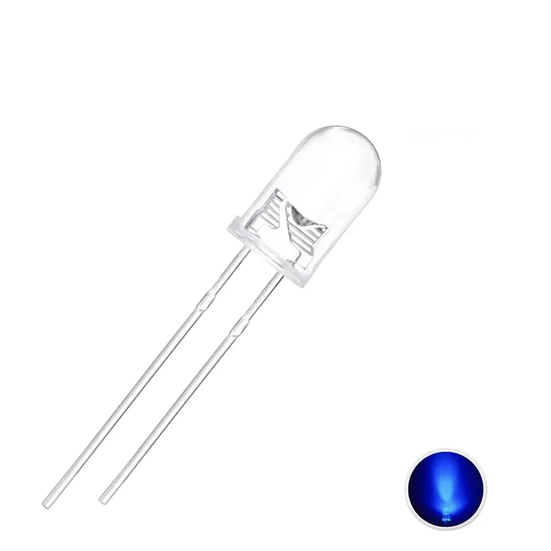 5mm LED Transparent Blue 5mm LED Transparent Blue