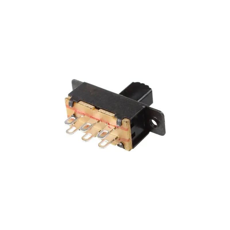SS22F25-G7 Panel Mount Mini Slide Switch 2 Position DPDT 2P2T SS22F25-G7 Panel Mount Mini Slide Switch 2 Position DPDT 2P2T