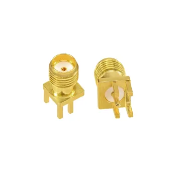 SMA Female Jack RF Connector For 1.6mm Solder Edge PCB SMA Female Jack RF Connector For 1.6mm Solder Edge PCB