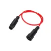 Wired Glass Fuse Holder (5x20mm) - BLACK Wired Glass Fuse Holder (5x20mm) - BLACK