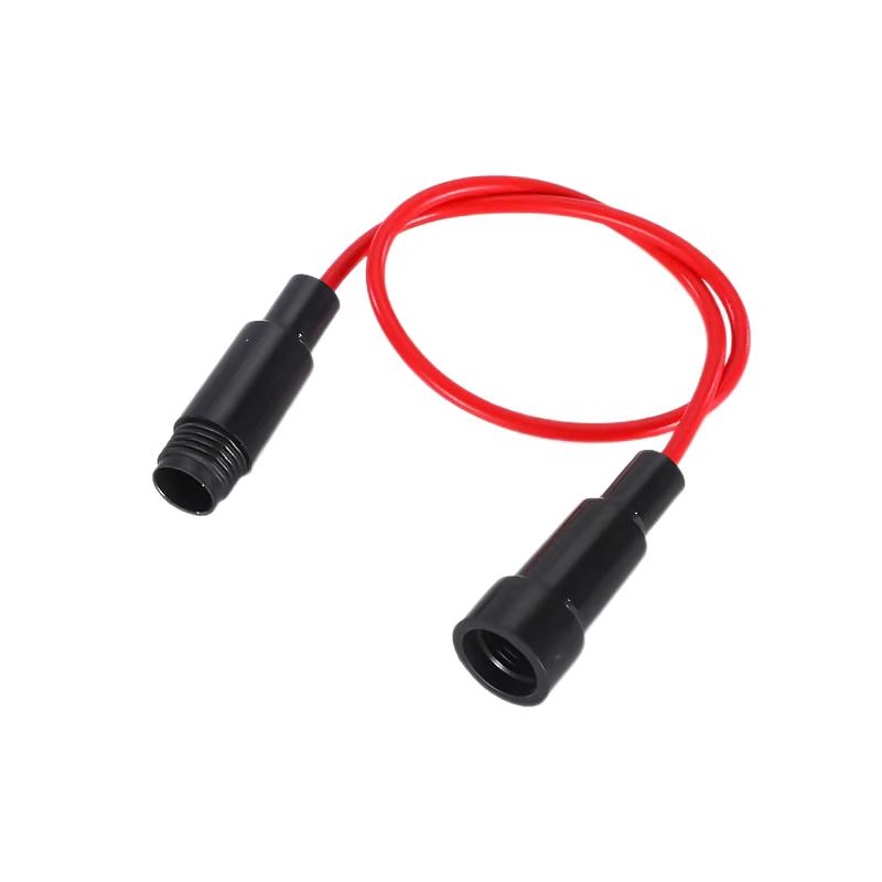 Wired Glass Fuse Holder (5x20mm) - BLACK Wired Glass Fuse Holder (5x20mm) - BLACK