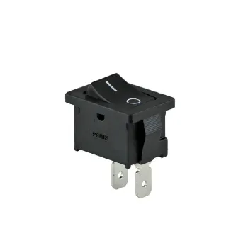Rocker Switch SPST 21x15 mm - Black Rocker Switch SPST 21x15 mm - Black