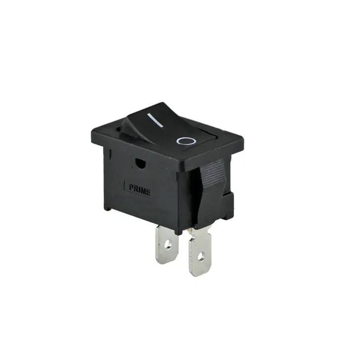 Rocker Switch SPST 21x15 mm - Black Rocker Switch SPST 21x15 mm - Black