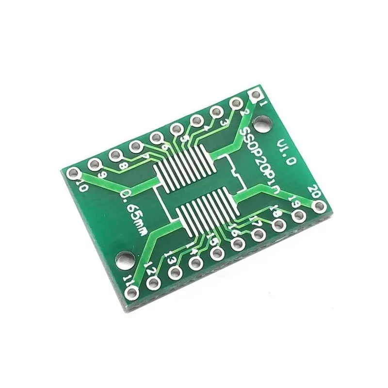 SOP-20 to DIP-20 Converter Board from SMD to DIP Format SOP-20 to DIP-20 Converter Board from SMD to DIP Format