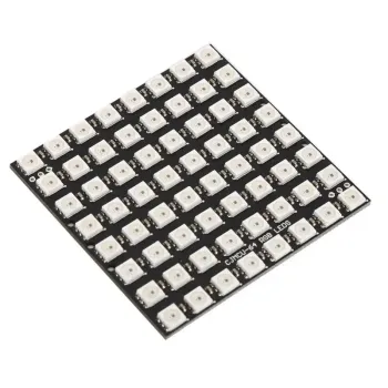 WS2812B Neopixel Adresabil RGB LED Modul 8x8 Matrice Pătrată 64 Biți WS2812B Neopixel Adresabil RGB LED Modul 8x8 Matrice Pătrată 64 Biți
