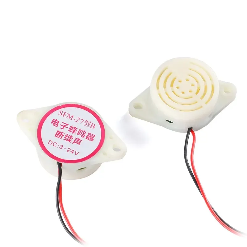 3 - 24V Buzzer Activ 95dB SFM-27 3 - 24V Buzzer Activ 95dB SFM-27