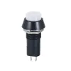 Push Button 12mm, Momentary On/Off, 3 Amp, PBS-11B - White Push Button 12mm, Momentary On/Off, 3 Amp, PBS-11B - White