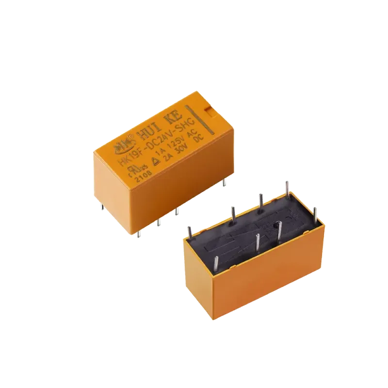 24V DC Relay 1A 125V Huike HK19F 8 Pin DPDT 24V DC Relay 1A 125V Huike HK19F 8 Pin DPDT