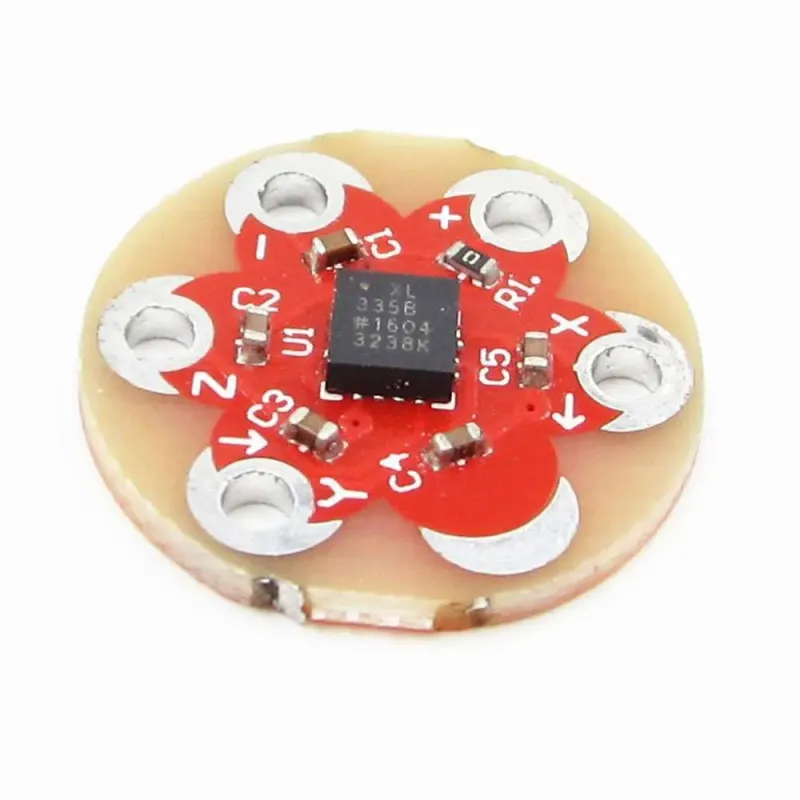 Modulul de Accelerometru Lilypad ADXL335 Modulul de Accelerometru Lilypad ADXL335